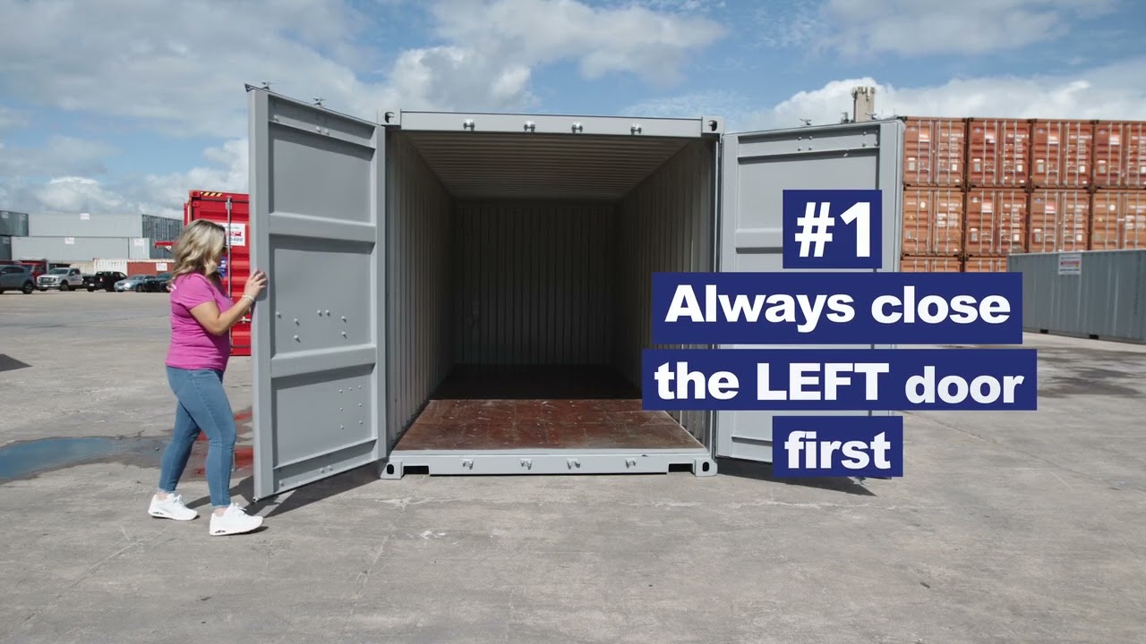 Inside a Mini Warehousing Container