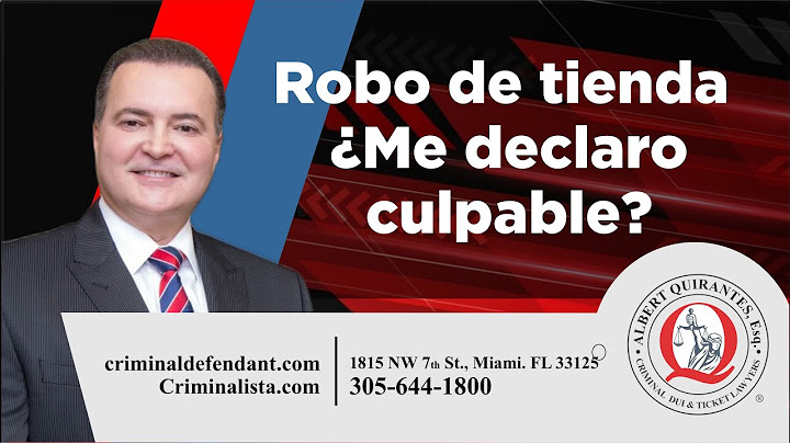 Acusado de Robo de tienda ¿Me declaro culpable por Hurto?