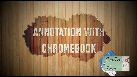 Chromebook Annotation  |  Google  |  PDF Annotation