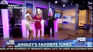 Heather Nauert & Ainsley Earhardt dancing  2/29/16