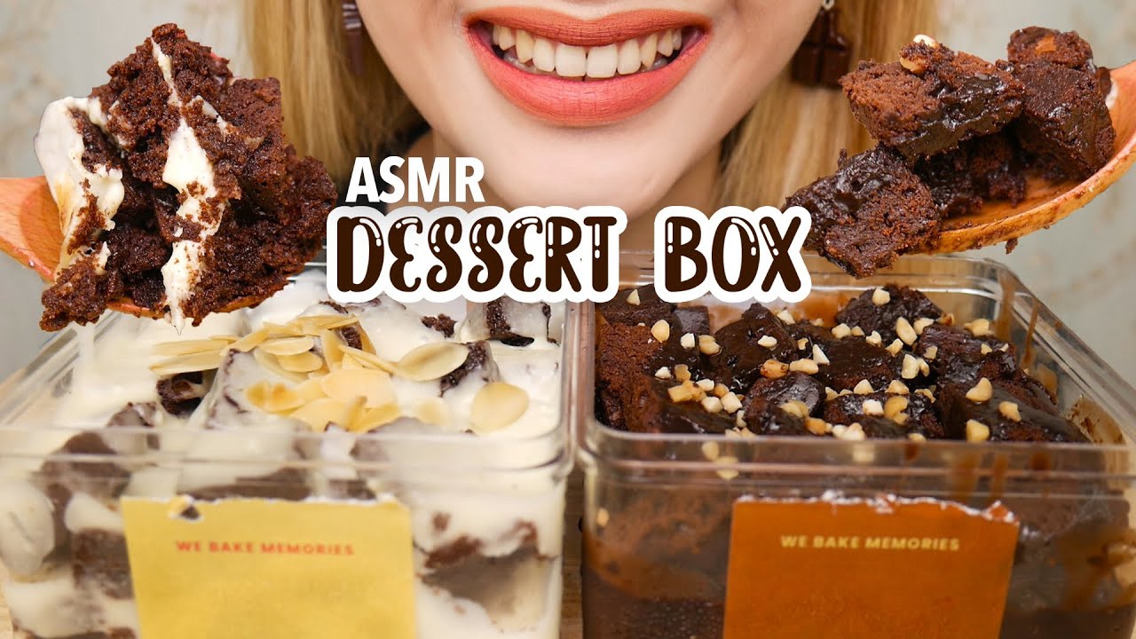 #166 Request ASMR DESSERT BOX KEKINIAN KEJUNYA LUMER DIMULUT! | ASMR Indonesia