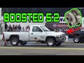 JUNKYARD bound 5.2 magnum TWIN TURBO dodge ram 1500 1/4 MILE PASS