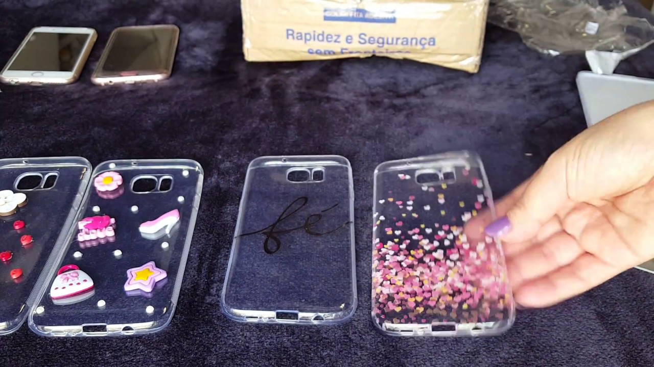 Chegaram as capinhas e película para o meu Galaxy S7 Edge - YouTube
