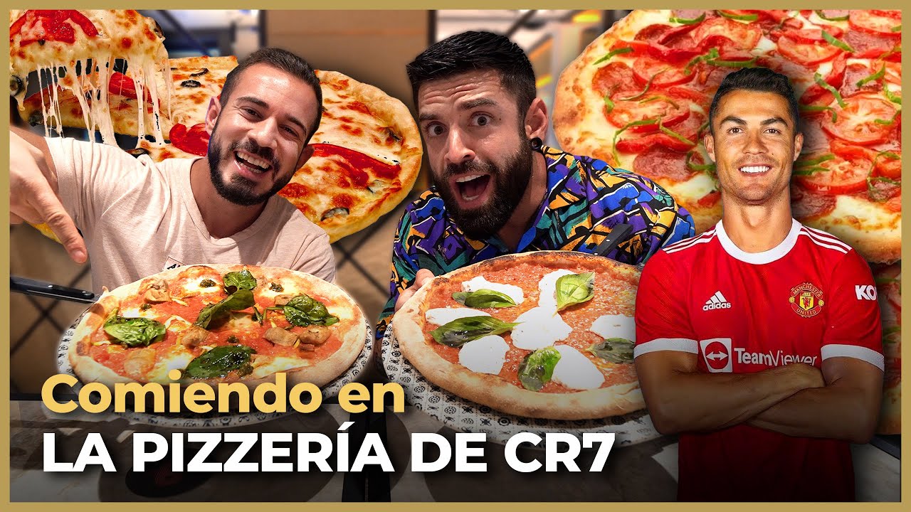 Comiendo TODAS las PIZZAS del RESTAURANTE de CRISTIANO RONALDO con @esttikSP
