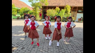 TARI KREASI BERJUDUL 'MENABUNG' || ANAK-ANAK KELAS 1 || UPT SATUAN PENDIDIKAN SDN NGEMPIT