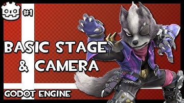 Basic Stage and Camera || Godot 3.5 Platform Fighter Tutorial || Part 1