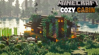 Minecraft Relaxing Longplay | Cozy Cabin in Forest🌲 | No Commentary