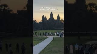 🌅 Watching sunrise at Angkor Wat, often called the 8th wonder of the world 🇰🇭