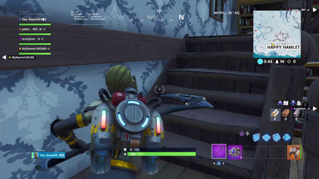 Fortnite Fortbyte #68 - Found in a snowy book shop