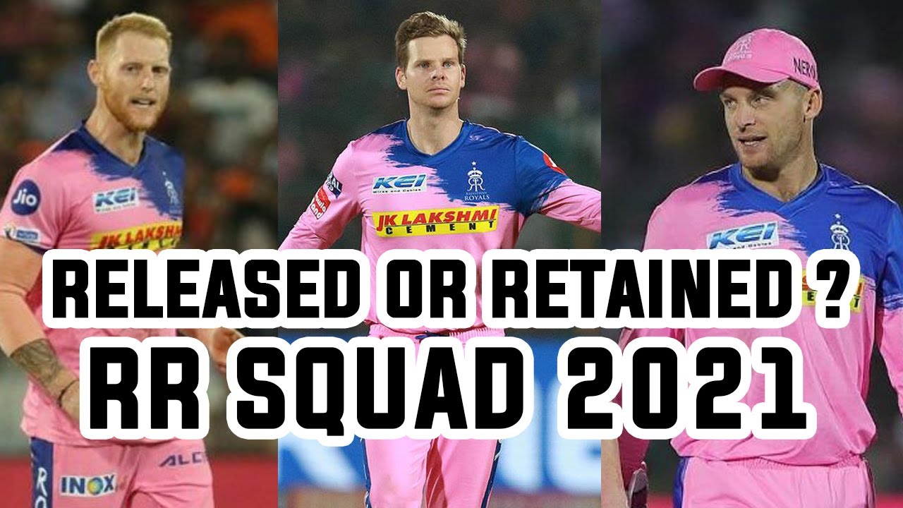 RAJASTHAN ROYALS RETAINED AND RELEASED PLAYERS 2021 l IPL 2021