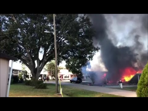 2 killed, 1 injured when helicopter crashes into mobile home park in Florida