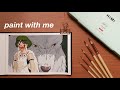 🌙 painting studio ghibli scenes // princess mononoke ft. craftamo