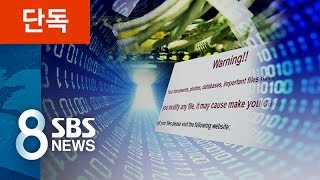 [단독] 대형 웹호스팅 업체 랜섬웨어 감염 /SBS