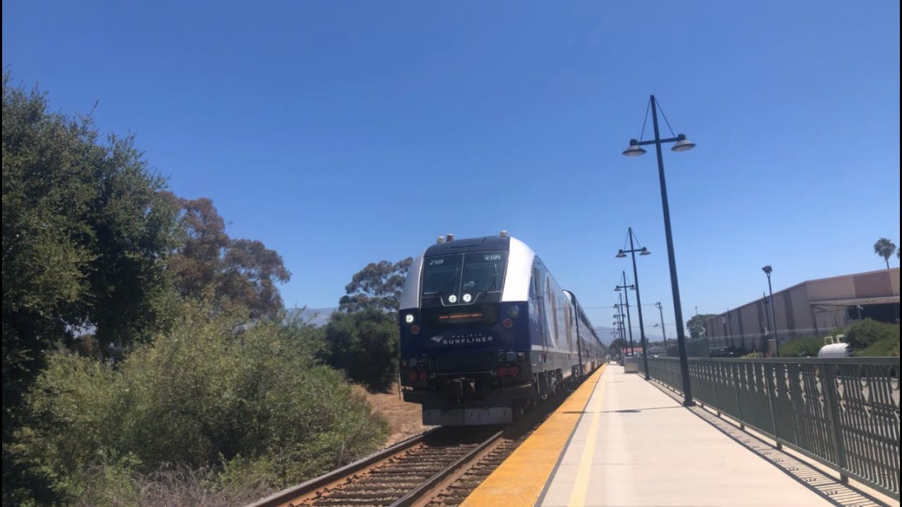 Amtrak CDTX 2109 763 Pacific Surfliner Arriving Departing & Switching