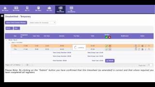 Submitting Timesheets