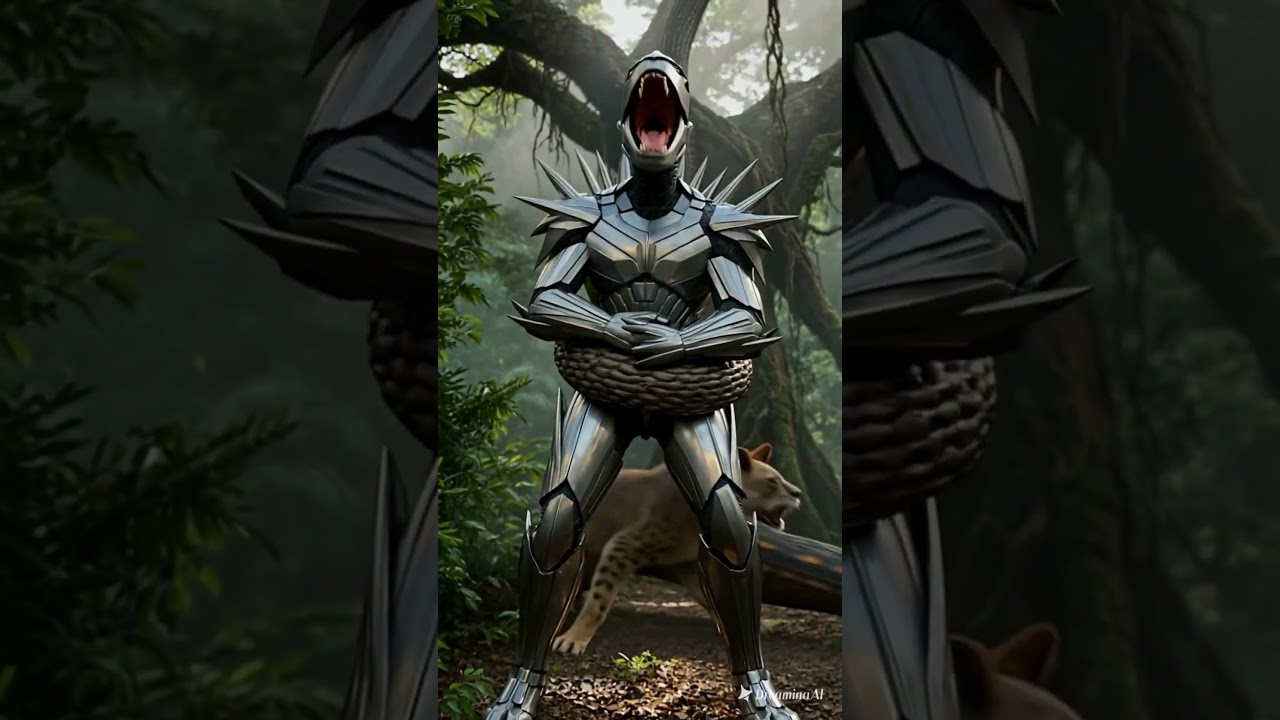 A Cheetah Attacked Him… Then a Giant Python Dropped 😨 | AI Jungle Chaos