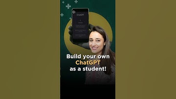 Build your own ChatGPT! | AI for students #shorts