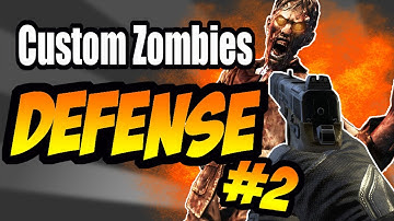 "Defense" Insane Pistols Only Zombie Map!! Part2 (WaW Custom Zombies)