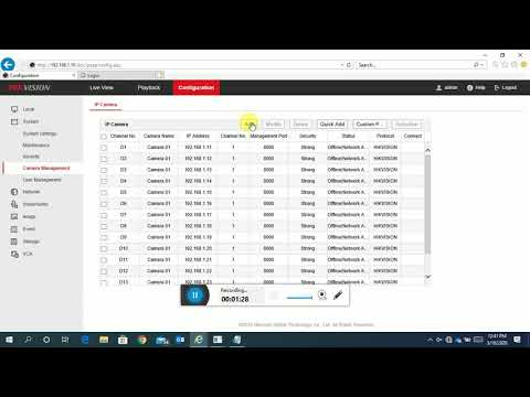 How to activate and add a Hikvision IP camera on a Hikvision NVR using laptop online URL or IP