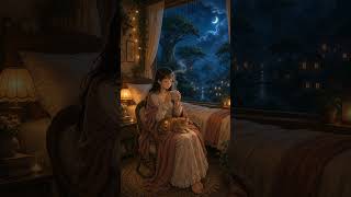 Cute Cozy night ASMR + Rain Sound 😴🌧️💤. #rainsounds #amsr #sleepasmr #shorts #shortsfeed #rain