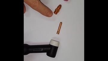 Tig welding torch components and assembly