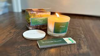 Outdoor Fellow Maui Scented Hawaii-Inspired Tropical Candle