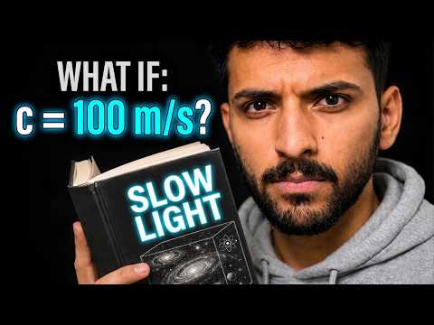 What if the Speed of Light was only 100m/s ? | Rajan Chopra