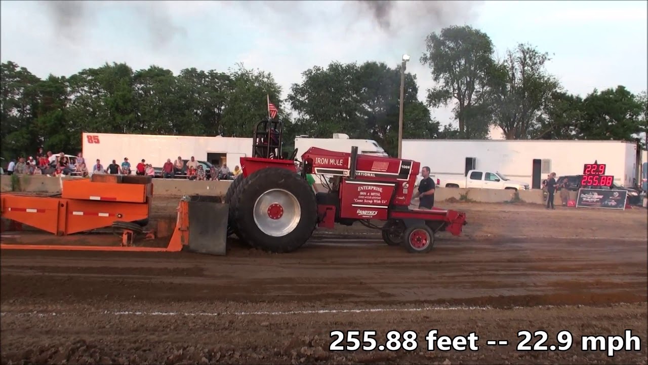 Light Limited Super Stock Tractors -- MTTP Pulls At Greenville, MI June 2014