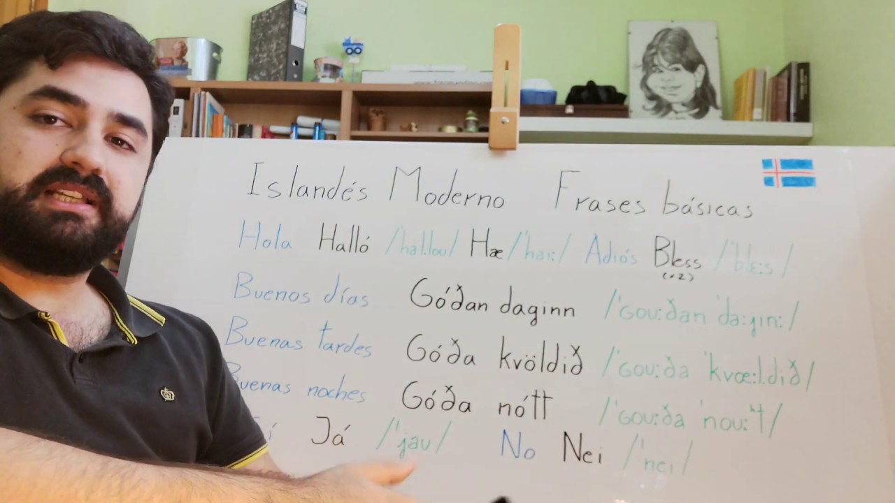 Aprende el IDIOMA ISLANDES MODERNO Frases básicas para conversación en islandés I