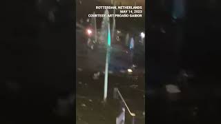 Download Lagu WATCH: Police moves against marauding fans in Rotterdam after #feyenoord wins #eredivisie title MP3