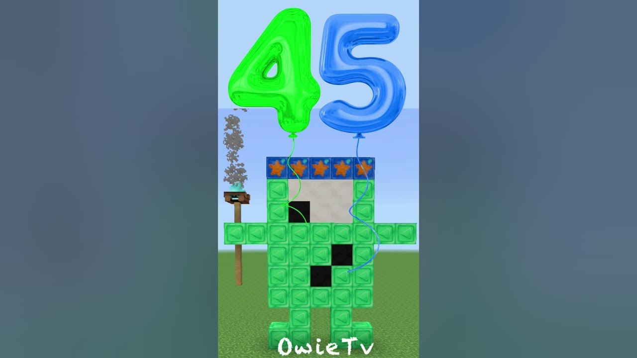 Skip counting by 3s numberblocks minecraft shorts youtube