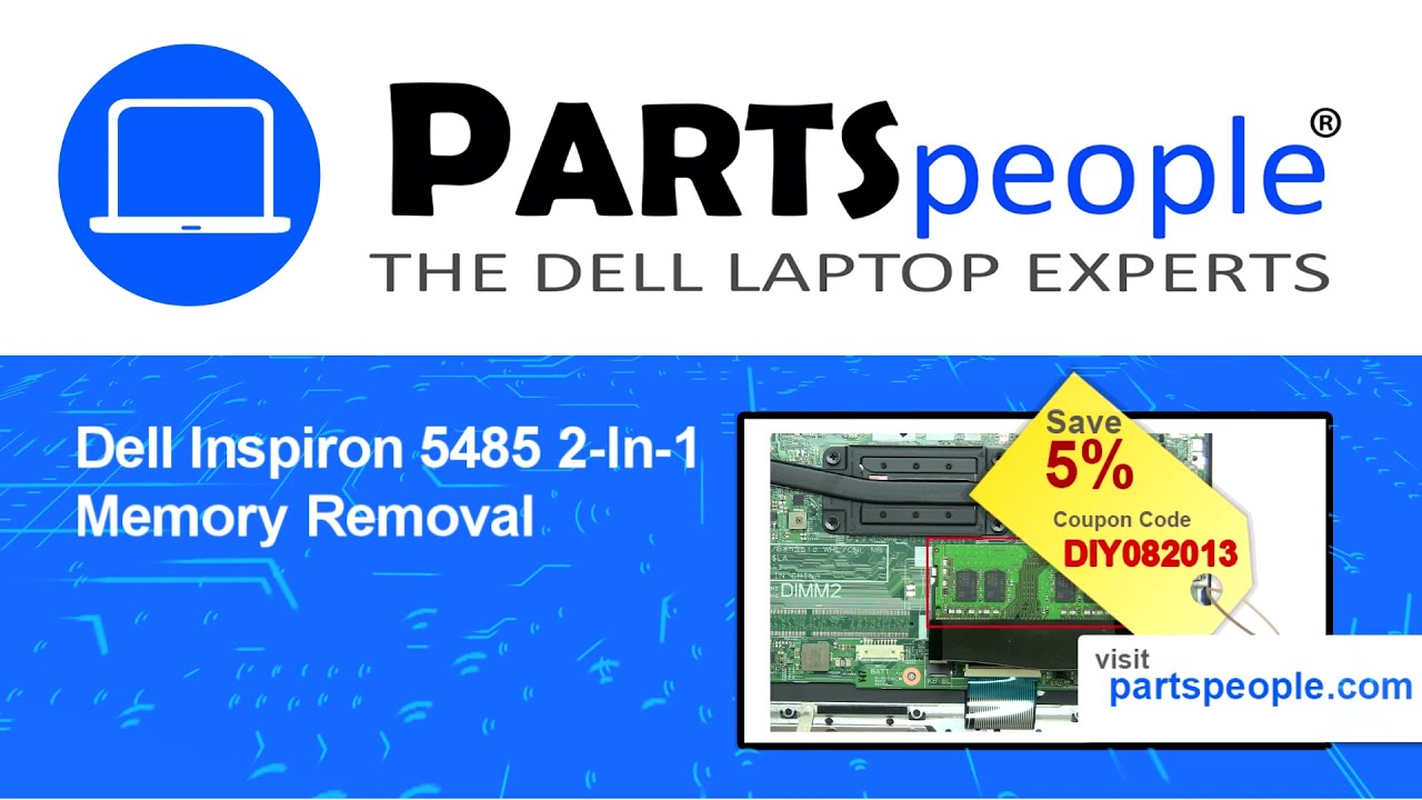 Dell Inspiron 14-5485 2-In-1 (P93G002) Memory How-To Video