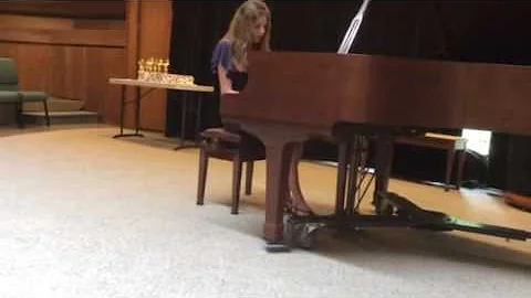 Maddie plying Fur Elise by Beethoven