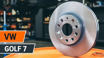 Wie VW GOLF 7 Bremsscheiben vorne wechseln [AUTODOC TUTORIAL]