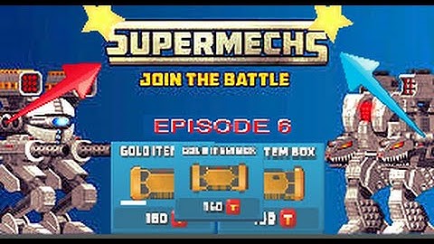 Opening 3 golden boxes and 1v1 replays!!! in supermechs ep 6