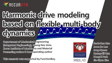 Harmonic Drive Modeling using Flexible Multibody Dynamics