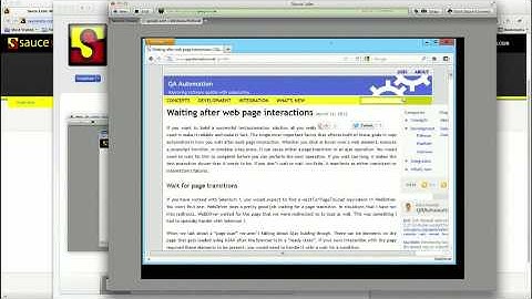 SauceLabs Mac App for cross os/browser testing