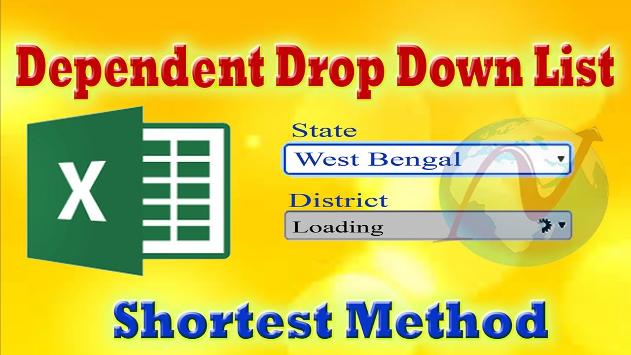 Dependent Drop Down List In Excel YouTube
