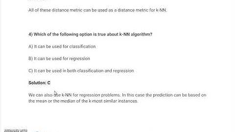Interview Preparation- KNN Algorithm(Part 1)