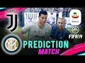 JUVENTUS vs INTER MILAN | FIFA 19 Serie A Predict Matchday 15 | Broadcast Camera - 1080HD