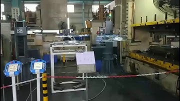 300T double crank H frame punch press Robot inline production | TCR-Robotics Thailand