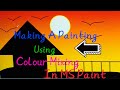 Making A Painting Using Colour Mixing In MS Paint 🎨#mspaint#windows #learning #painting #subscribe