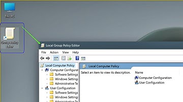 Create Local Group Policy Editor Shortcut On Desktop