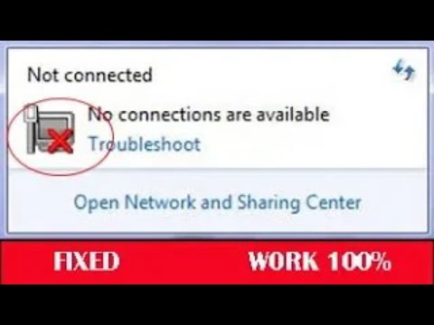 cara mengatasi wifi no connection are available all windows