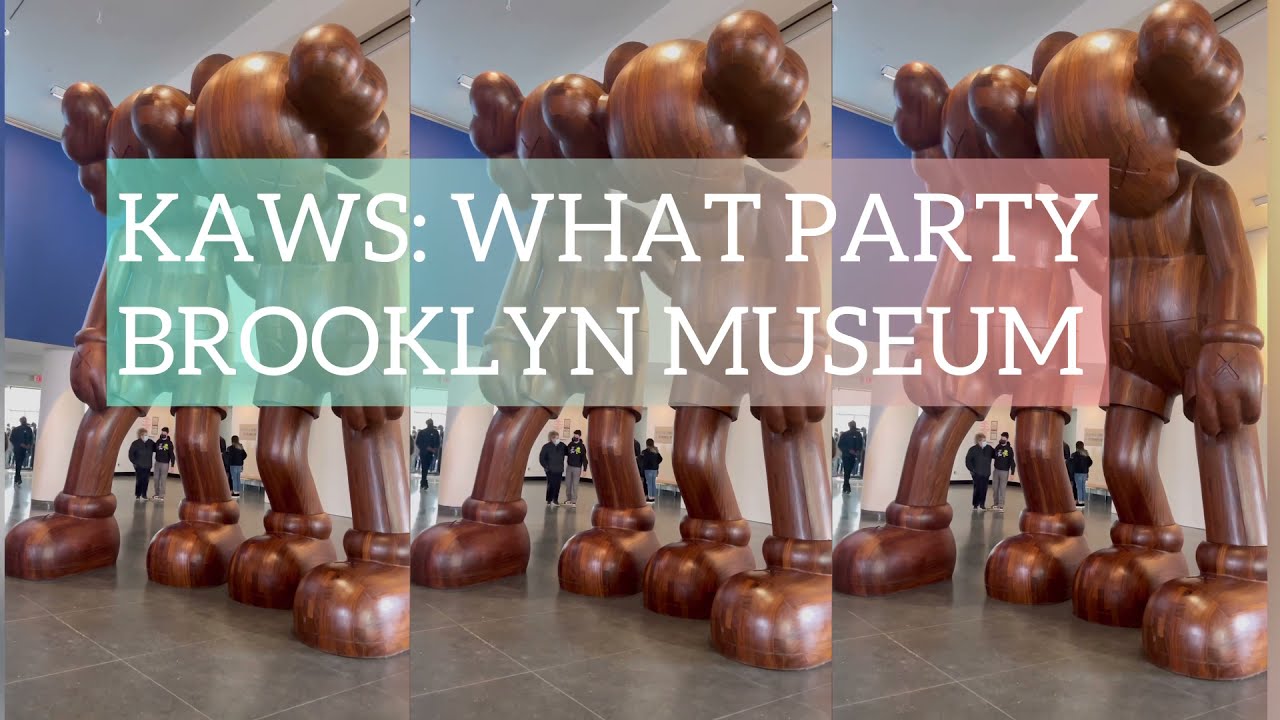 KAWS WHAT PARTY : BROOKLYN MUSEUM VLOG TOUR