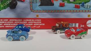 Disney Cars Lightning McQueen Mini Christmas-Themed Advent Calendar (Stop Motion)