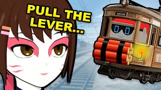 Will this AI Waifu solve the Trolley Problem?