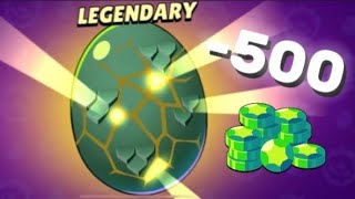 I Spent Over 500 GEMS On Eggs And That's What I Got!!! BRAWL STARS