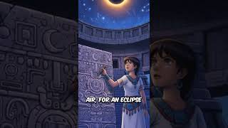 "Discover the Cosmic Secrets of the Mayan Pyramid Eclipse! 🌌🔺 #Shorts"