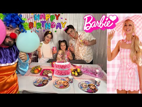 BARBİE DOĞUM GÜNÜ HAPPY BİRTHDAY ZEYNEP HİRANUR/بابا جاب لي بالون - جنى مقداد | طيور بيبي